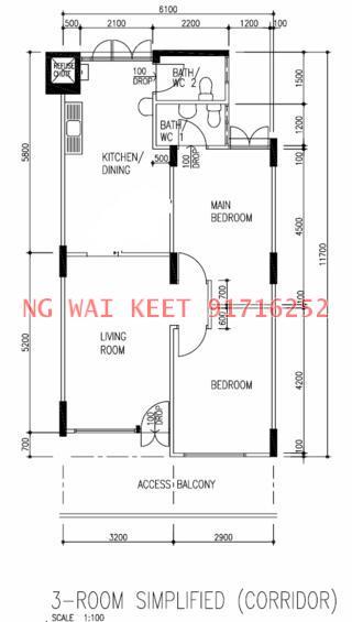 Blk 678 Hougang Avenue 8 (Hougang), HDB 3 Rooms #128465032